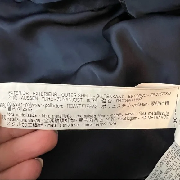 Zara Woman Tweed Blazer Jacket Small Multicolor Parisian Chic Tassel Fringe Pom - Picture 14 of 15